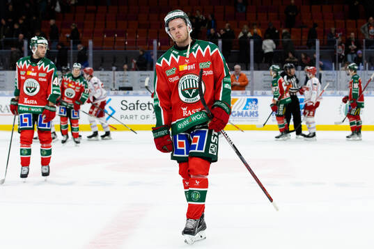 Frölundas Filip Johansson deppar