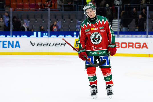 Frölundas Max Friberg deppar