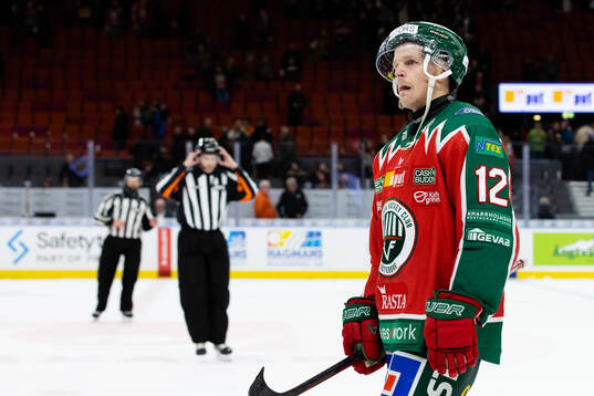 Frölundas Max Friberg deppar