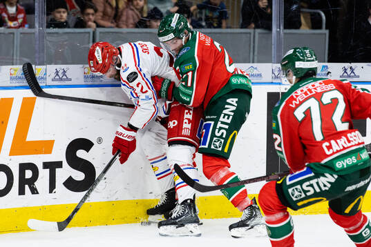 Timrås Per Svensson och Frölundas Loui Eriksson