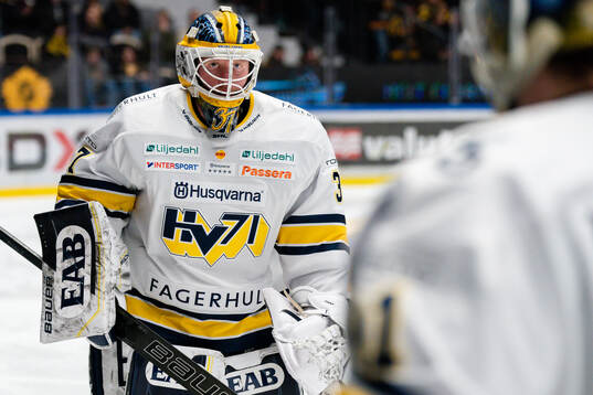HV71s målvakt Jonas Gunnarsson