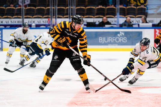 Skellefteås Max Lindholm och HV71s Radan Lenc