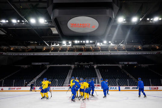 Bläddra bland fler bilder av 2023 IIHF World Junior Championship, Day 9, Sweden, Practice