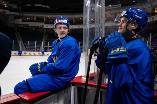 Adam Engström and Jakob Norén of Sweden