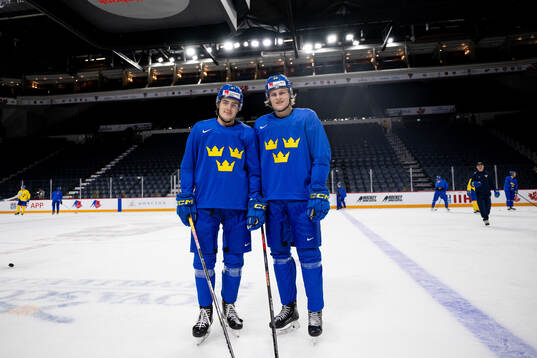 Leo Carlsson and Milton Oscarson of Sweden