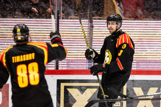 Brynäs Niklas Friman jublar
