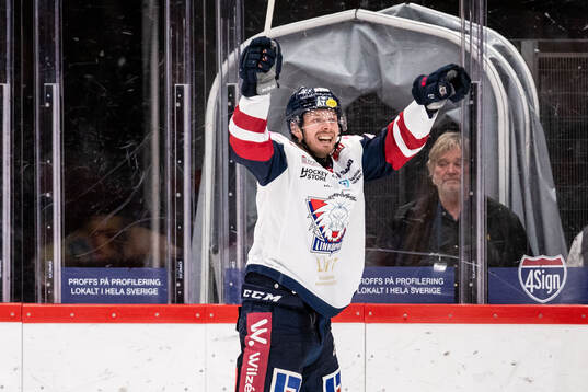 Linköpings Christoffer Ehn jublar