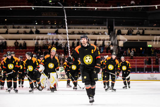 Brynäs Anton Rödin jublar
