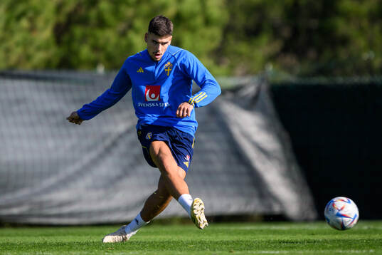 Edvin Kurtulus of the Swedish men's football national team