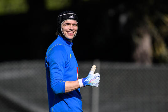 goalkeeper Jacob Widell Zetterström of the Swedish men's