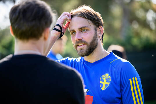 Christoffer Nyman of the Swedish men's football national