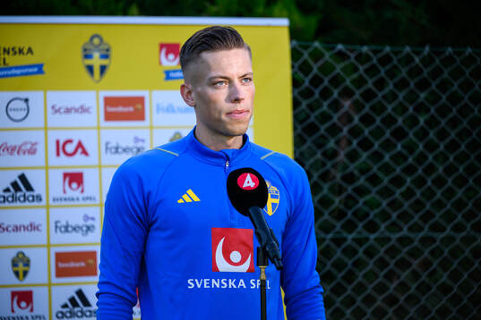 goalkeeper Leopold Wahlstedt of the Swedish men's football