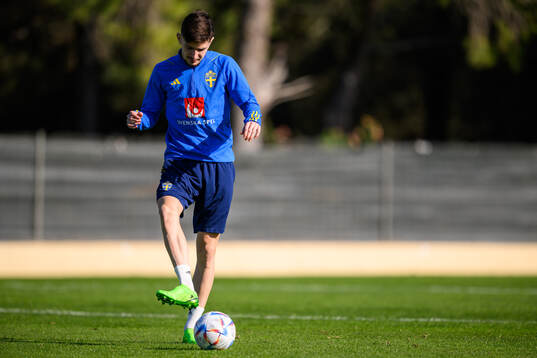 Armin Gigovic of the Swedish men's football national team
