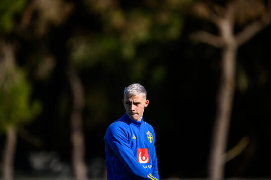 Jacob Ondrejka of the Swedish men's football national team