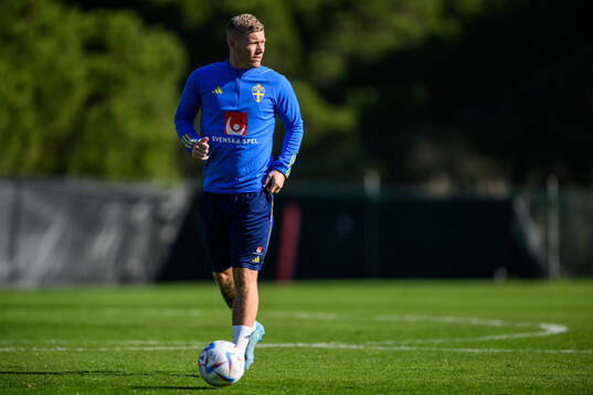 Victor Edvardsen of the Swedish men's football national