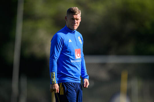 Victor Edvardsen of the Swedish men's football national