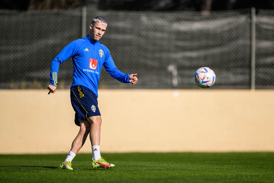 Jacob Ondrejka of the Swedish men's football national team