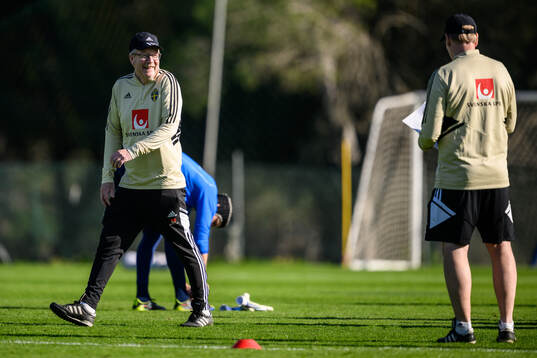 scout Lasse Jacobsson of the Swedish men's football