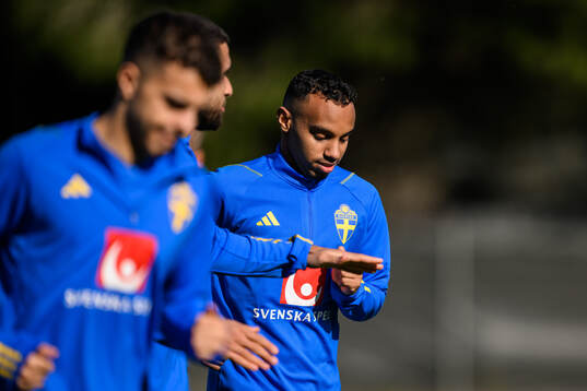 Bilal Hussein of the Swedish men's football national team