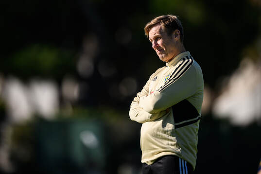 performance manager Paul Balsom of the Swedish men's