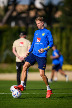 Samuel Gustafson of the Swedish men's football national