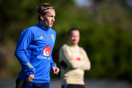 Johan Bångsbo of the Swedish men's football national team