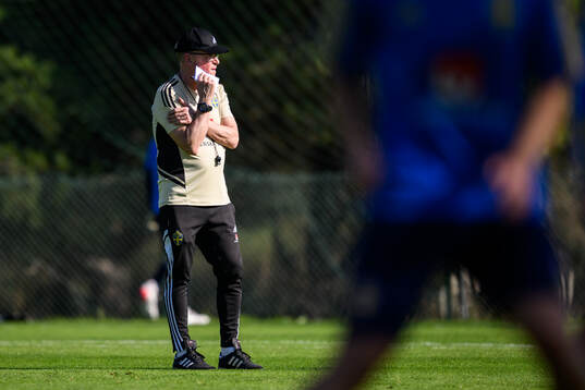head coach Janne Andersson of the Swedish men's football