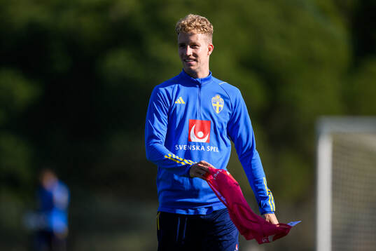 Samuel Gustafson of the Swedish men's football national