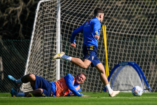Victor Edvardsen and Edvin Kurtulus of the Swedish men's