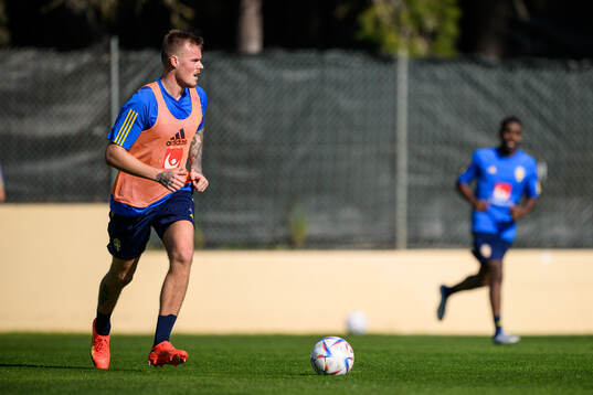 Victor Eriksson of the Swedish men's football national team