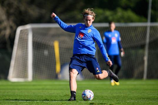 Johan Bångsbo of the Swedish men's football national team