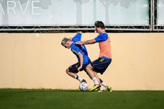 Jacob Ondrejka and Hjalmar Ekdal of the Swedish men's