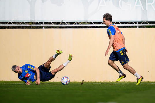 Jacob Ondrejka and Hjalmar Ekdal of the Swedish men's