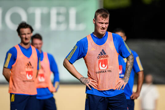 Victor Eriksson of the Swedish men's football national team