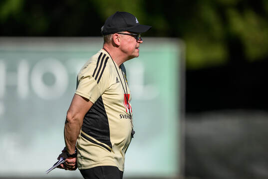 head coach Janne Andersson of the Swedish men's football