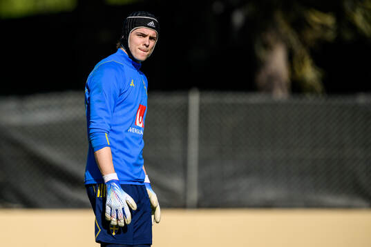 goalkeeper Jacob Widell Zetterström of the Swedish men's