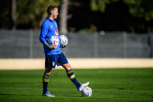 Elias Andersson of the Swedish men's football national team