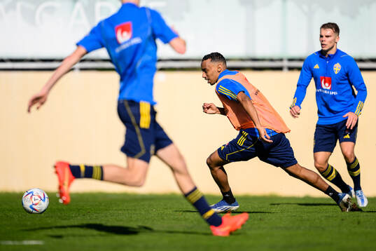 Bilal Hussein of the Swedish men's football national team