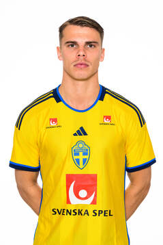 Elias Andersson of the Swedish men's football national team