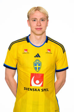 André Boman of the Swedish men's football national team