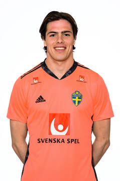 goalkeeper Jacob Widell Zetterström of the Swedish men's