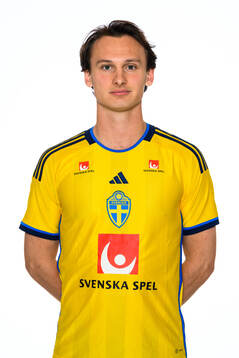 Hjalmar Ekdal of the Swedish men's football national team