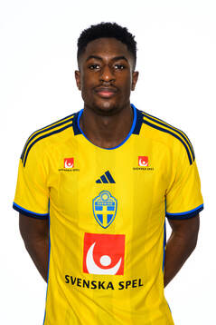 Josafat Mendes of the Swedish men's football national team