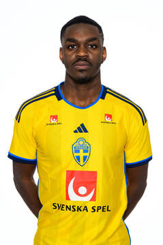 Joel Asoro of the Swedish men's football national team