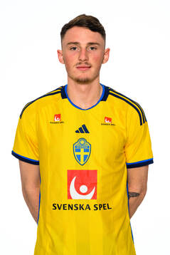 Noah Persson of the Swedish men's football national team