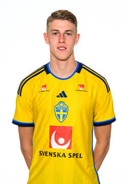 Alexander Bernhardsson of the Swedish men's football
