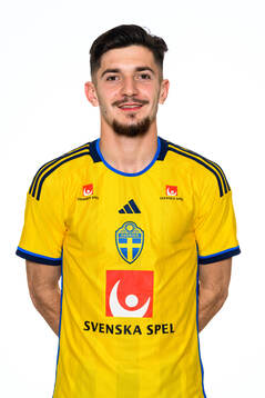 Armin Gigovic of the Swedish men's football national team