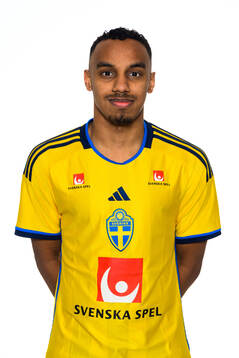 Bilal Hussein of the Swedish men's football national team