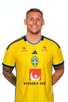 Victor Edvardsen of the Swedish men's football national