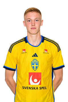 Hugo Larsson of the Swedish men's football national team
